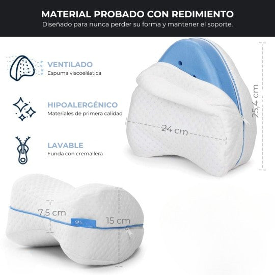 NubeFlex™ | Almohada Ortopédica Para Piernas
