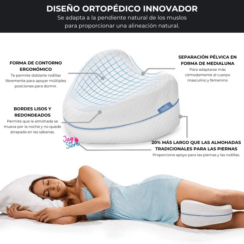 NubeFlex™ | Almohada Ortopédica Para Piernas
